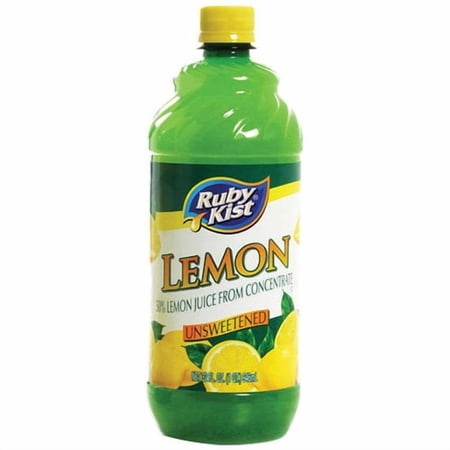 Ruby Kist Lemon Juice, 32 oz - Case of 12