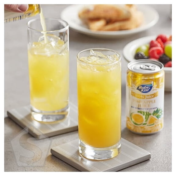 Ruby Kist Pineapple Juice 7.2 fl. oz. Can - 24/Case