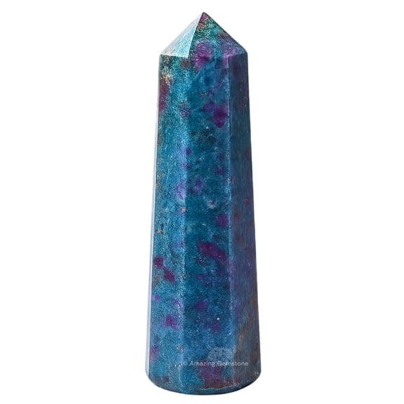 Ruby Kyanite Crystal Tower Obelisk Point (3" to 4" INCH)