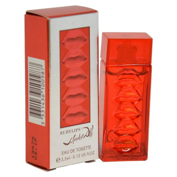 Ruby Lips by Salvador Dali for Women - 0.12 oz EDT Splash (Mini)