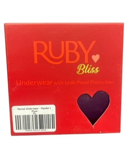 Ruby Love Bliss Period Underwear W/Leak-Proof Protection 15/16 Yl Hipster