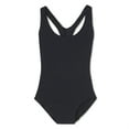 thumbnail image 1 of Ruby Love Women's Plus Size Period Swimwear Racerback in Black Sea, size 3XL, 1 of 1