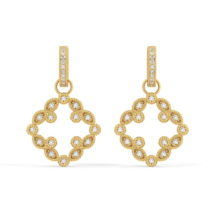 Silvermist Jewelry Ruby Mae Earrings 18K Yellow Gold over 925 Sterling Silver | Everyday Jewelry for Women, Birthday Gift for Her
