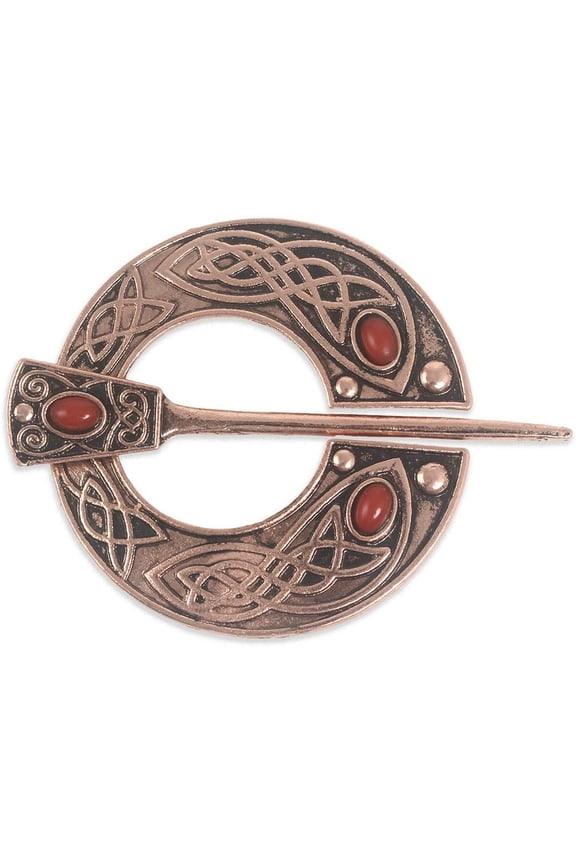 Ruby Pirate Brooch Set - Intricate Design for Bold Style