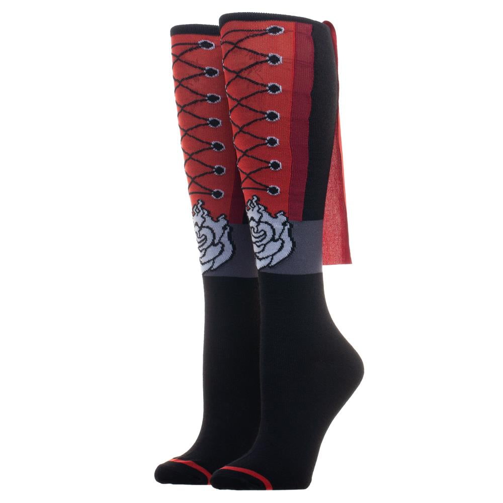 Ruby RWBY Women's Knee High Socks With Capes