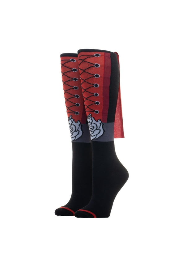 Ruby RWBY Women's Knee High Socks With Capes