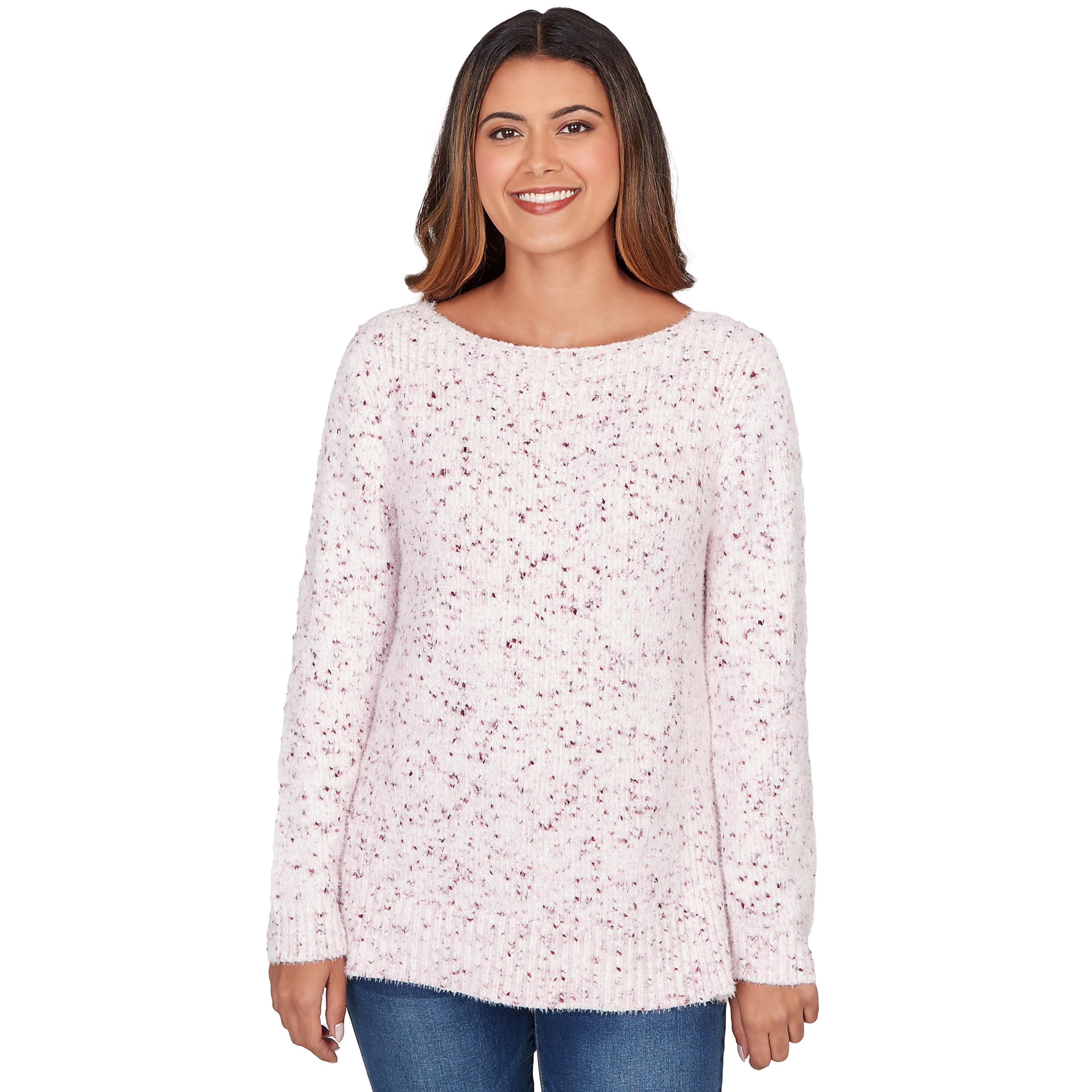Ruby Rd. Pullover Chenille Sweater (US, Alpha, Medium, Regular, Regular ...