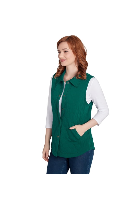 Quilted Jacket Cotton/Polyester (US, Alpha, Medium, Regular, Regular, Black)