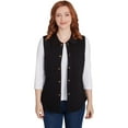 thumbnail image 1 of Ruby Rd. Quilted Jacket Cotton/Polyester (US, Alpha, Medium, Regular, Regular, Black), 1 of 6