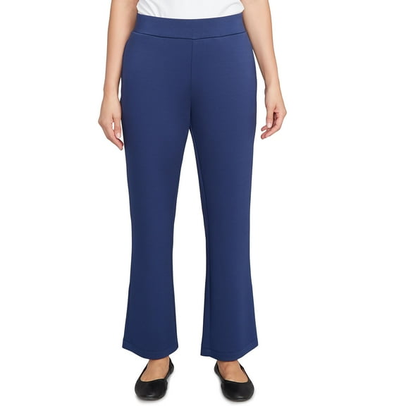 Ruby Rd. Scuba with Embroidery (US, Alpha, Medium, Regular, Petite, Petite, Deep Blue)