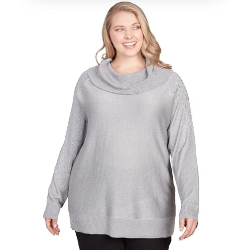 Ruby Rd (US, Alpha, 3X, Plus, Regular, Plus Size, Silver - Walmart.com