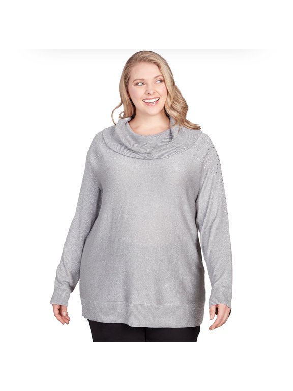 Ruby Rd (US, Alpha,2X Plus, Regular, Plus Size, Silver