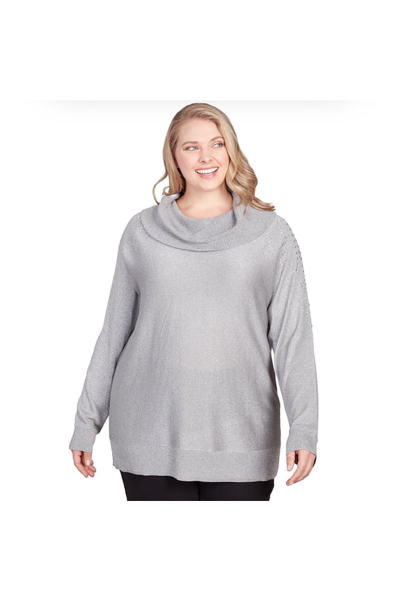 Ruby Rd (US, Alpha, 3X, Plus, Regular, Plus Size, Silver