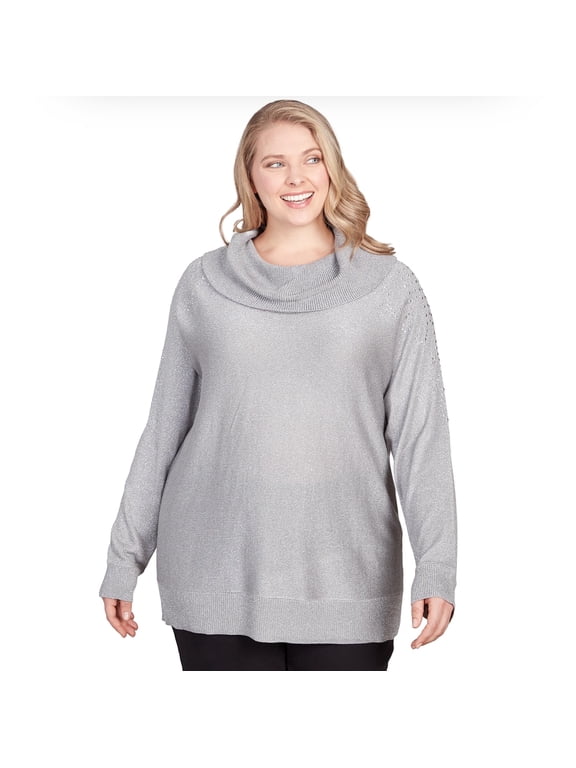 Ruby Rd (US, Alpha,2X Plus, Regular, Plus Size, Silver