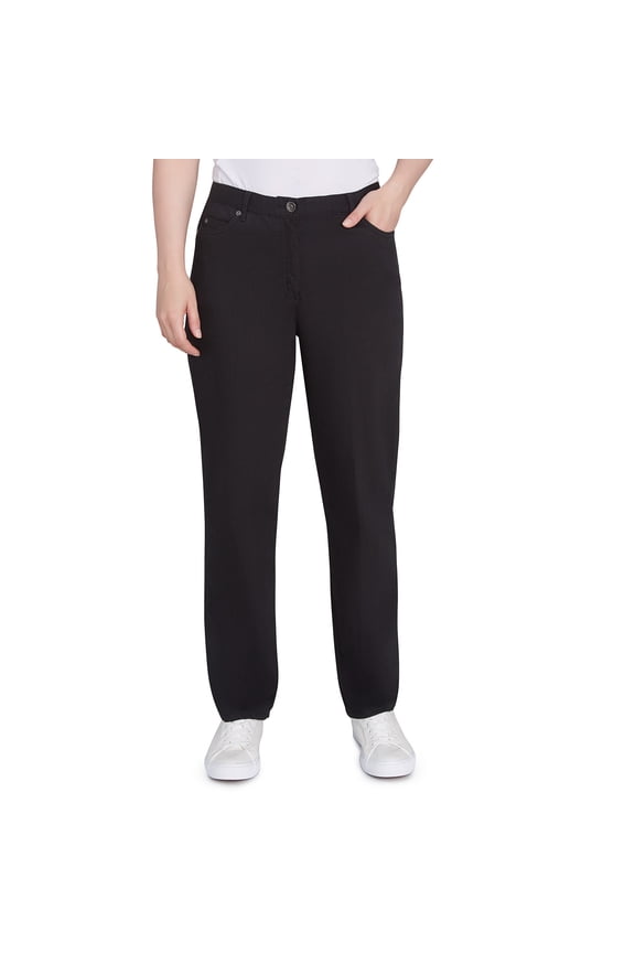 Womens Plus-Size Classic Ff Side Elastic Jean