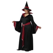 Ruby Red Glamour Wizard Witch Plus Size Adult Costume