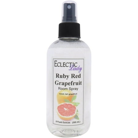 Ruby Red Grapefruit Room Spray by Eclectic Lady, 8 Ounces, Fragrant Aromatic Room Mist For Home, Room, Office