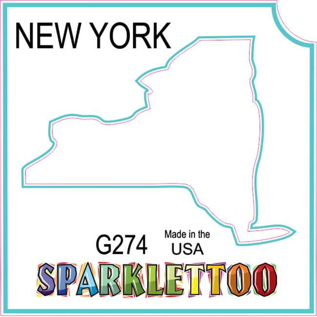 Ruby Red Paint G274 1.5 x 2.3 x 2.3 in. 3-Ply York Design Glitter Tattoo - Pack of 100