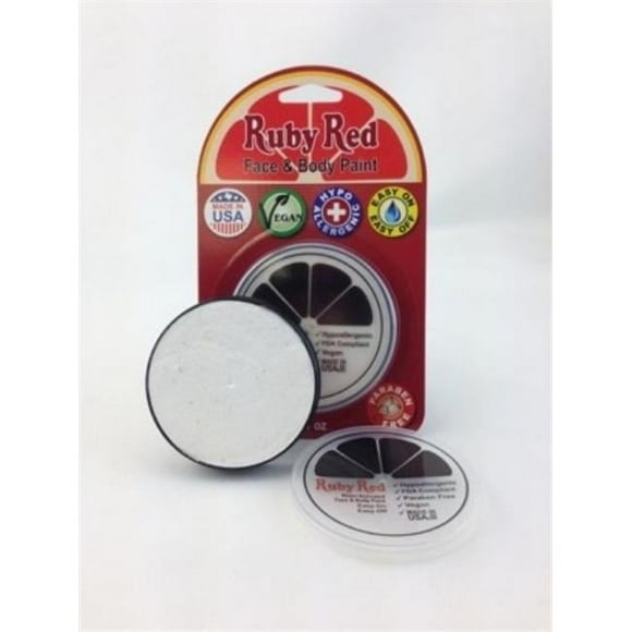 Ruby Red Paints 18M100H 18 ml High Heat 100 White Face Paint