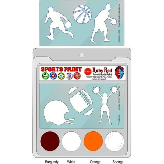 RUBY RED PAINT, INC. College Sports Face Paint