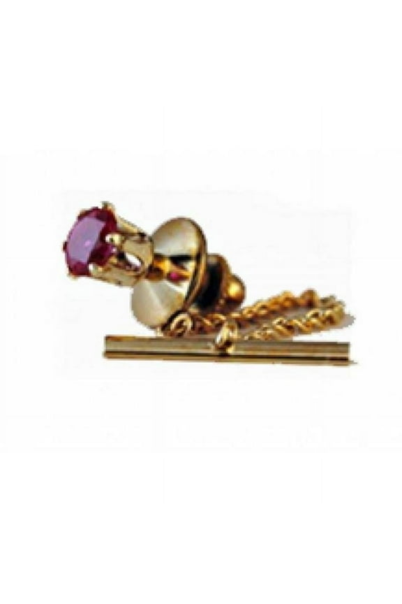 Ruby Red Spinel Tie Tacks