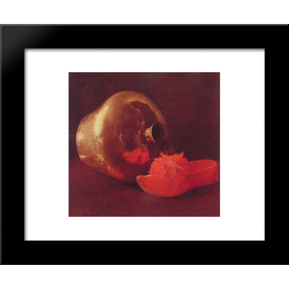 Ruby Reflection 20x24 Framed Art Print by Emil Carlsen