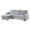 thumbnail image 1 of Ruby Reversible Sleeper Sectional Sofa: Convenient, Flexible, and Stylish, 1 of 3