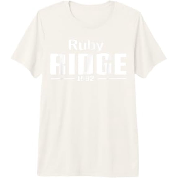 Fingerprins Ridges Ruby Ridge Idaho Remember T-Shirt - Walmart.com