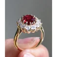 thumbnail image 1 of Ruby Ring Stylish and Simple Women's Zircon Jewelry Wedding Accessories, 1 of 1