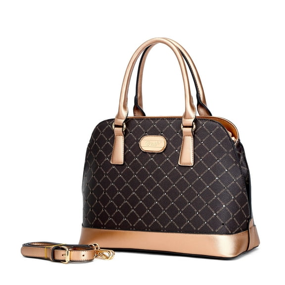 Ruby Romance Crystal Stud Top Handle Bag