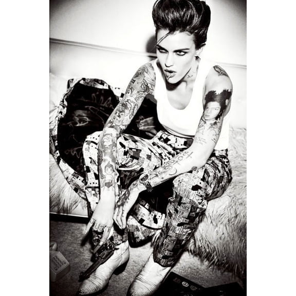 Ruby Rose Poster 12in x 16in Metal Print 12x16 Multi-Color Square Adults Best Posters