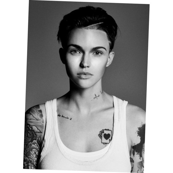 Ruby Rose poster 12x16 Art Print on Metal Sign 12in x 16in Multi-Color Square Adults Poster Time