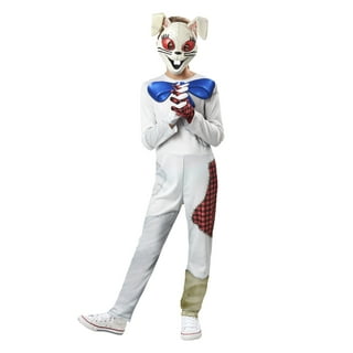 LuShuMaDa FNAF Costume Creepy Foxy Cosplay Scary Five Nightmare Freddy  Jumpsuit Halloween Party Roleplay Boys Girls : : Everything Else