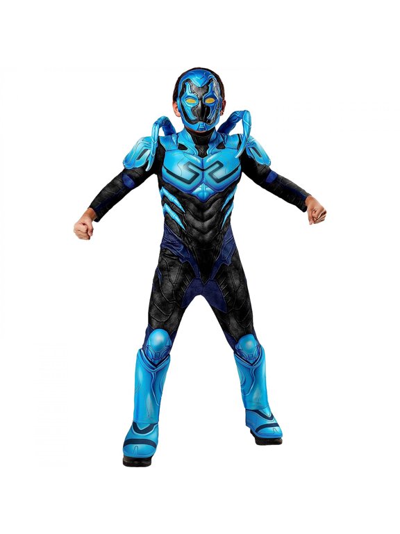 Blue Beetle Costume for Boys by Rubies, Small