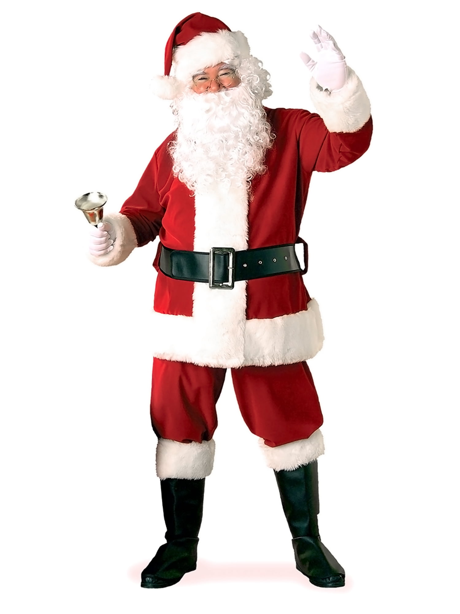 Grinch Disfraz Rubies Deluxe Ultra Velvet Santa Suit Adult Costume Standard Disfraz Navideño Adulto