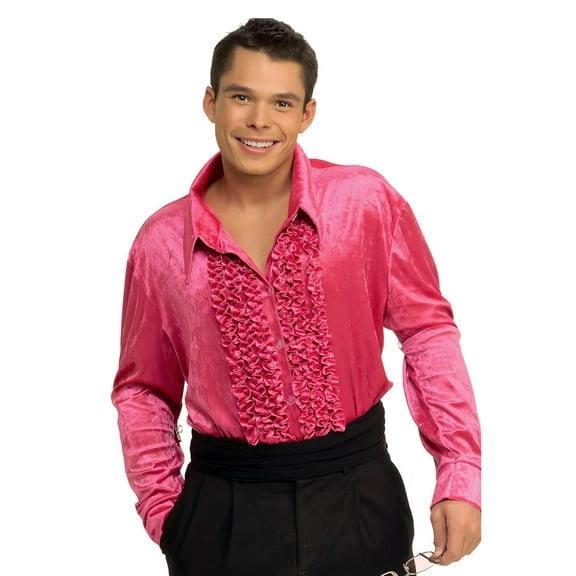 Ruby Slipper Sales Co., LLC (Rubies) Pink Velour Shirt Costume Accessory Small Unisex