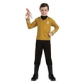 thumbnail image 1 of Ruby Slipper Sales Co., LLC (Rubies) Star Trek Movie Deluxe Gold Shirt Costume Child Small Male, 1 of 2