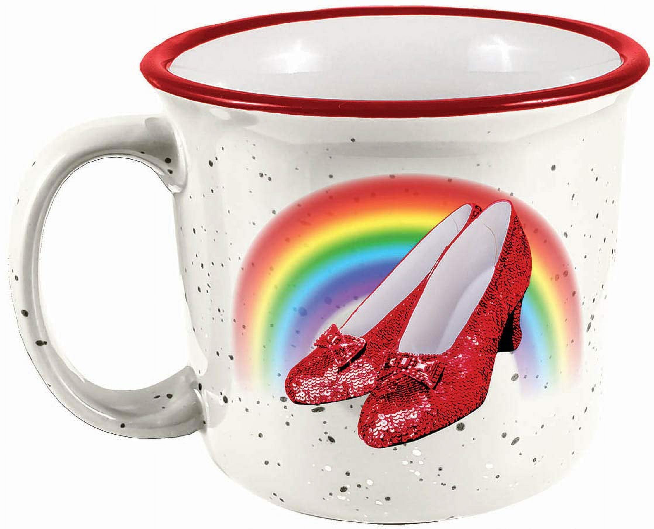Ruby Slippers Camp Mug 14 oz Ceramic Cup Magical Wizard of Oz Theme