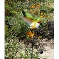 thumbnail image 1 of Ruby Throated Hummingbird Kinetic Rocker Stake, 1 of 1