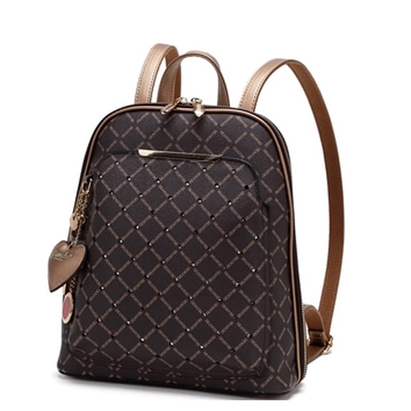 Ruby Work Crystal Stud Travel Backpack