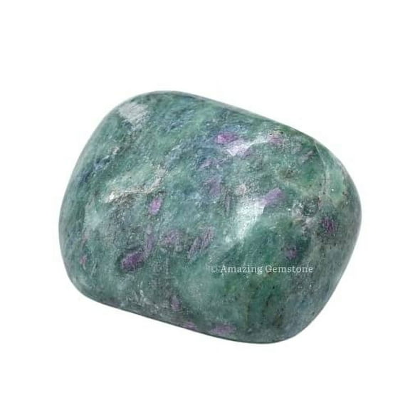 Ruby Zoisite Crystal Tumbled Stones Polished Rocks (1 OZ)