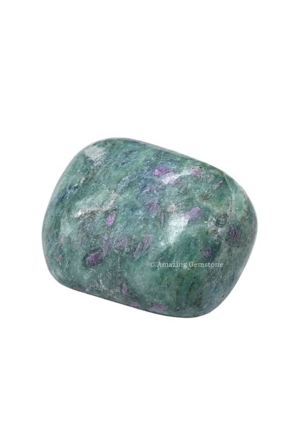 Ruby Zoisite Crystal Tumbled Stones Polished Rocks (1 OZ)