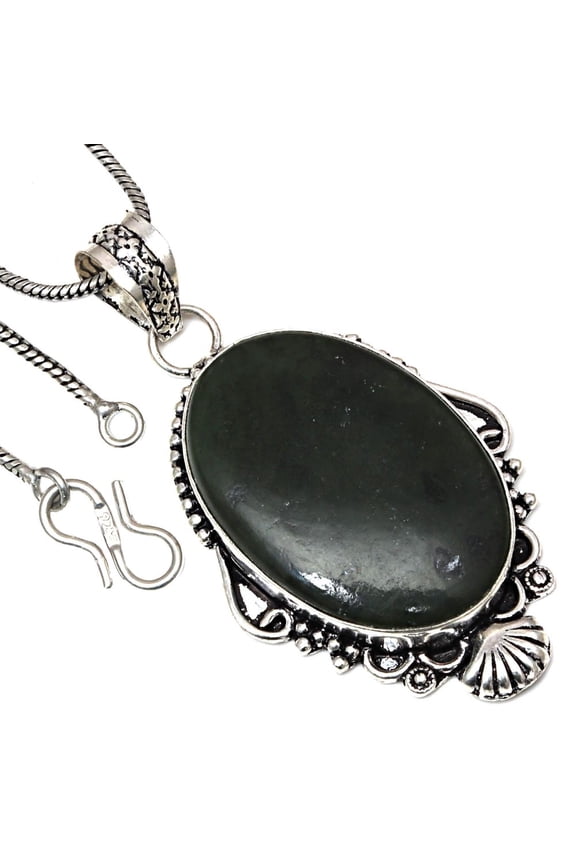 Ruby Zoisite Gemstone Handmade Mother's Day Jewelry Pendants 2.25"