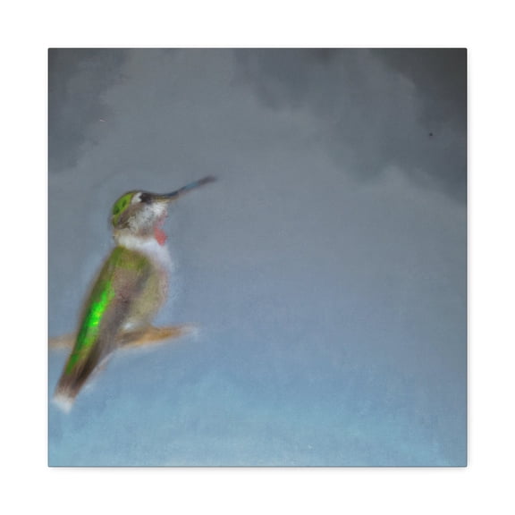 Ruby-throated Hummingbird. - Canvas