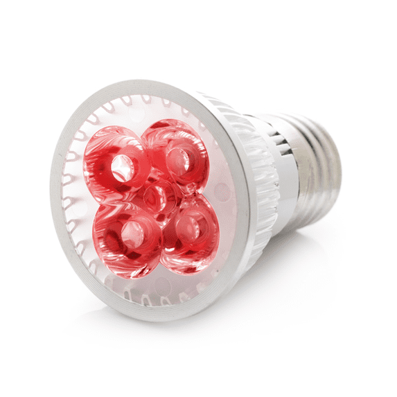 RubyLux All Red LED Bulb - Small - 2nd Generation - 120V for US