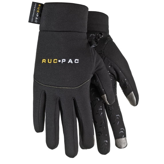 RucPac Professional Tech Gloves for Photographers, Small, Black