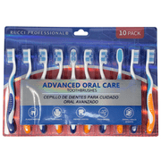 Rucci Advanced Oral Care Toothbrushes 10 Pack