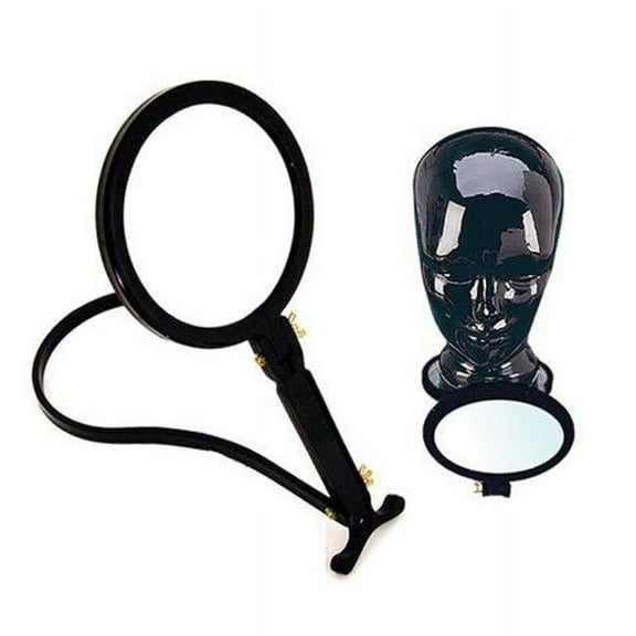 Rucci M626 Plastic Neck Mirror 3x Magnification, Black