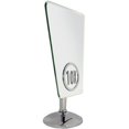 thumbnail image 1 of Rucci M835 Regular Rimless Trapezoid Stand Mirror with 10x Magnification Insert Mirror, 1 of 2