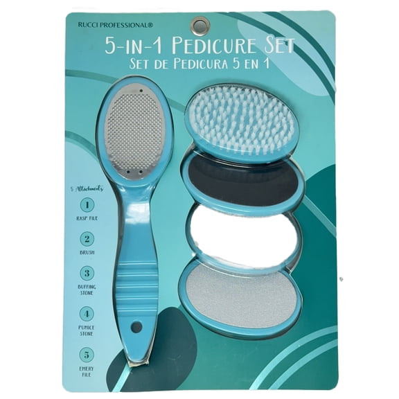 Rucci Professional 5 in 1 Pedicure Set